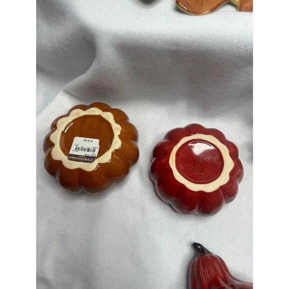 Chris Madden Harvest Fall Autumn Leaves Serveware - Picture 5 of 9